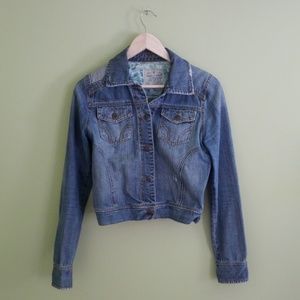 Distressed Jean Jacket